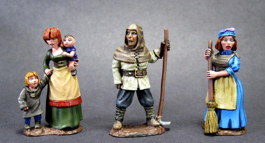 d&d miniatures townsfolk